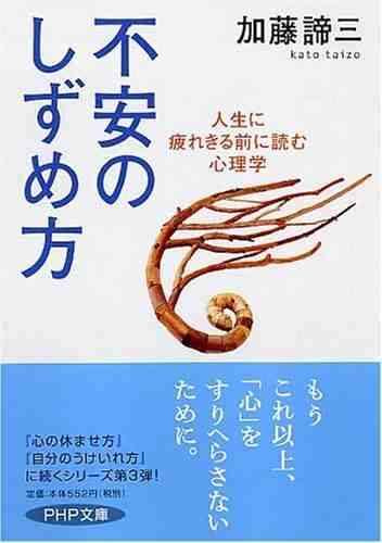 不安のしずめ方 人生に疲れきる前に読む心理学 