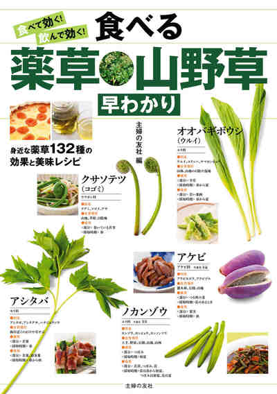 食べて効く!飲んで効く!食べる薬草・山野草早わかり
